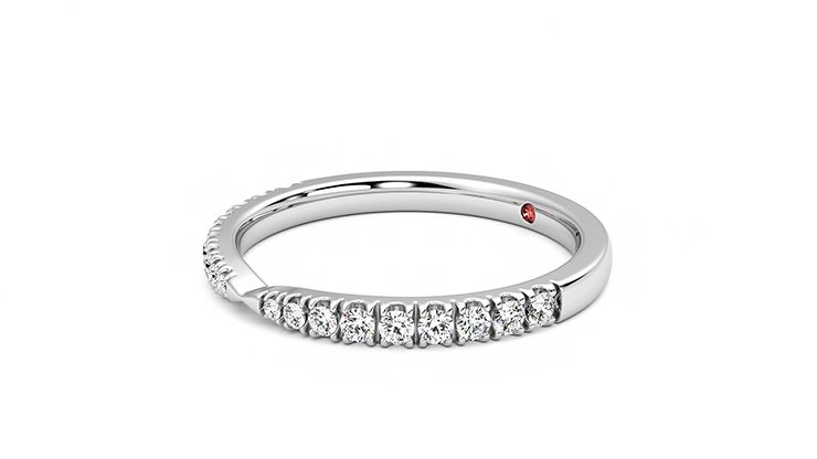 Taylor & Hart Larkspur Wedding Ring 360 degree image 23