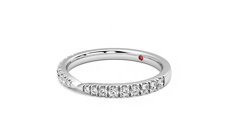 Taylor & Hart Larkspur Wedding Ring 360 degree image 24