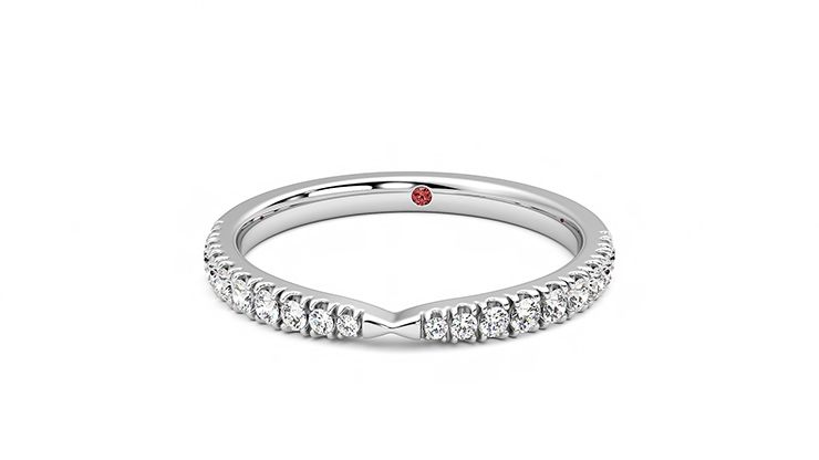 Taylor & Hart Larkspur Wedding Ring 360 degree image 28