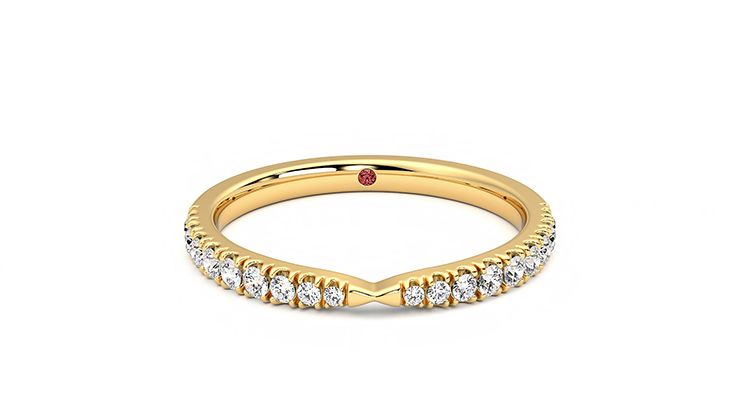Taylor & Hart Larkspur Wedding Ring 360 degree image 1