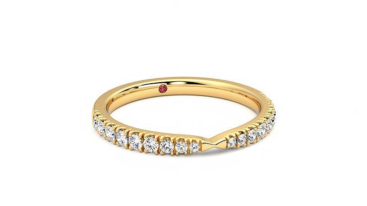 Taylor & Hart Larkspur Wedding Ring 360 degree image 4