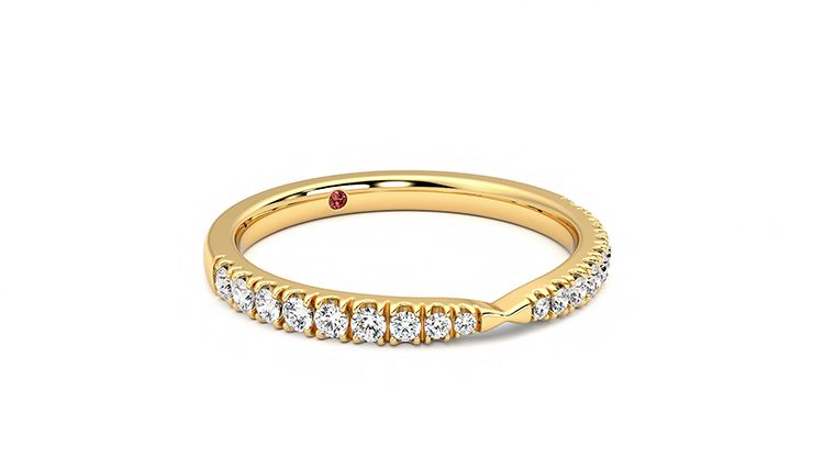 Taylor & Hart Larkspur Wedding Ring 360 degree image 5