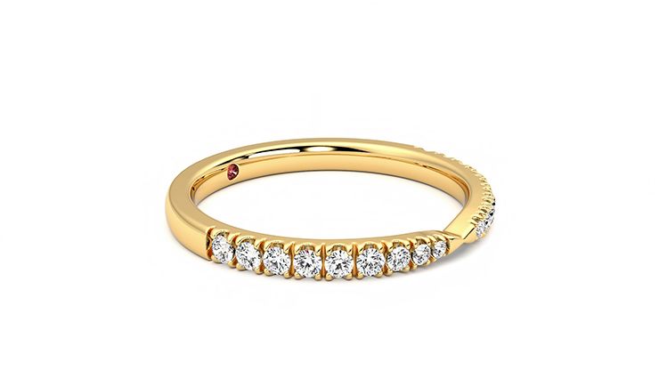 Taylor & Hart Larkspur Wedding Ring 360 degree image 7