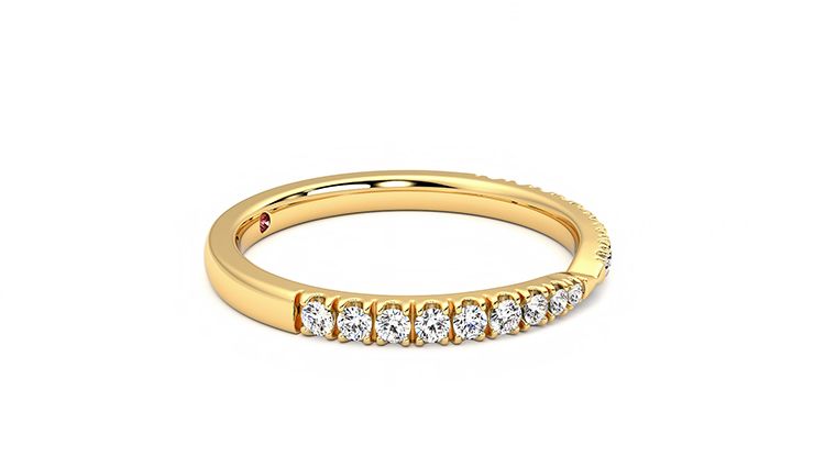 Taylor & Hart Larkspur Wedding Ring 360 degree image 8