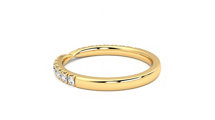 Taylor & Hart Larkspur Wedding Ring 360 degree image 18