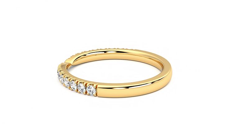 Taylor & Hart Larkspur Wedding Ring 360 degree image 19