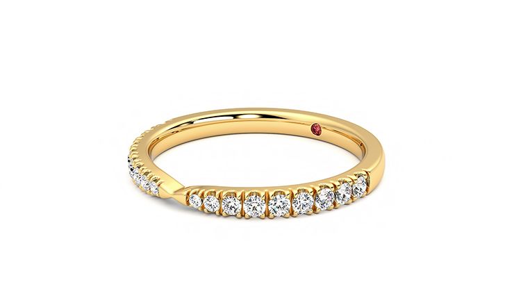 Taylor & Hart Larkspur Wedding Ring 360 degree image 24