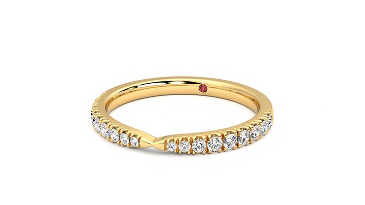 Taylor & Hart Larkspur Wedding Ring 360 degree image 26