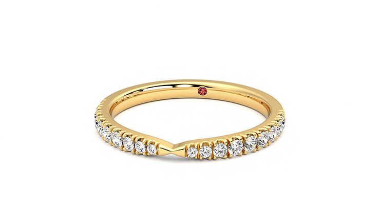 Taylor & Hart Larkspur Wedding Ring 360 degree image 27