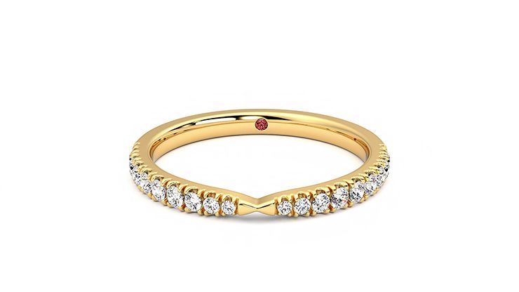 Taylor & Hart Larkspur Wedding Ring 360 degree image 29