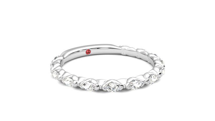 Taylor & Hart Laurel Wedding Ring 360 degree image 5