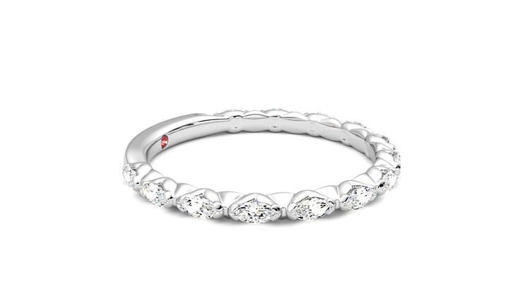Taylor & Hart Laurel Wedding Ring 360 degree image 8