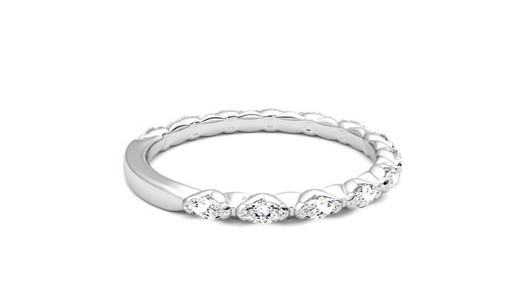 Taylor & Hart Laurel Wedding Ring 360 degree image 11