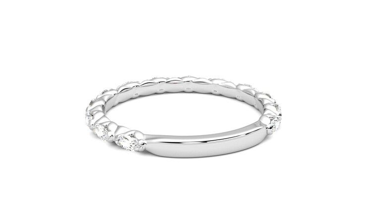 Taylor & Hart Laurel Wedding Ring 360 degree image 16