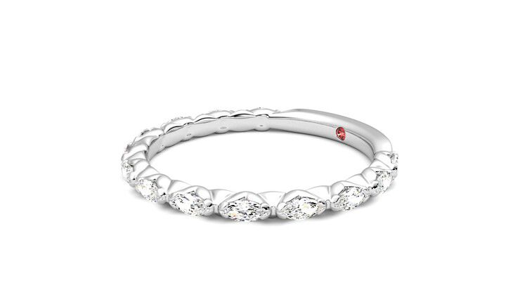 Taylor & Hart Laurel Wedding Ring 360 degree image 23