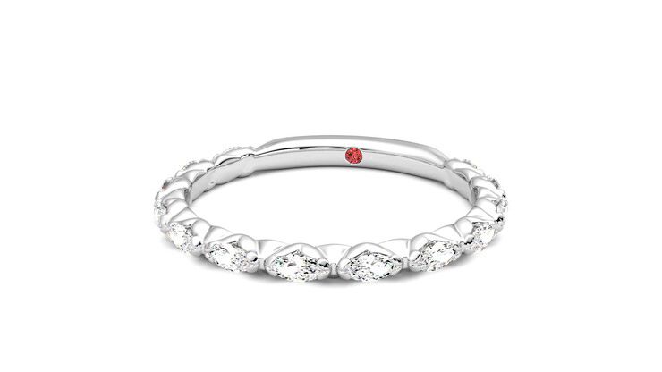 Taylor & Hart Laurel Wedding Ring 360 degree image 27