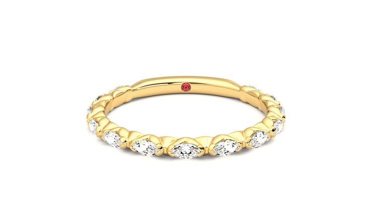 Taylor & Hart Laurel Wedding Ring 360 degree image 0