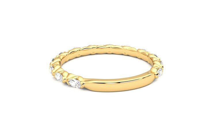 Taylor & Hart Laurel Wedding Ring 360 degree image 16