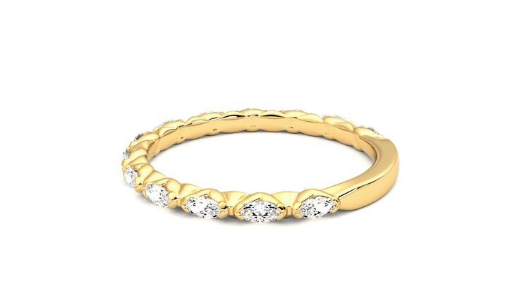 Taylor & Hart Laurel Wedding Ring 360 degree image 19