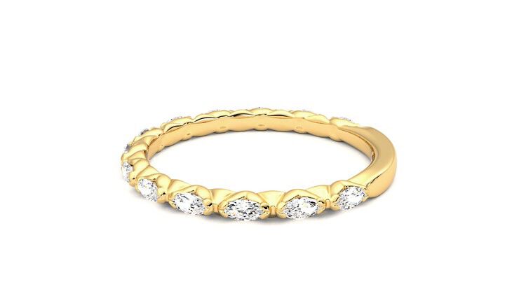 Taylor & Hart Laurel Wedding Ring 360 degree image 20