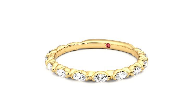 Taylor & Hart Laurel Wedding Ring 360 degree image 26