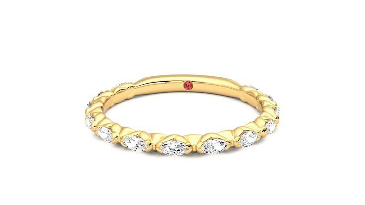 Taylor & Hart Laurel Wedding Ring 360 degree image 28