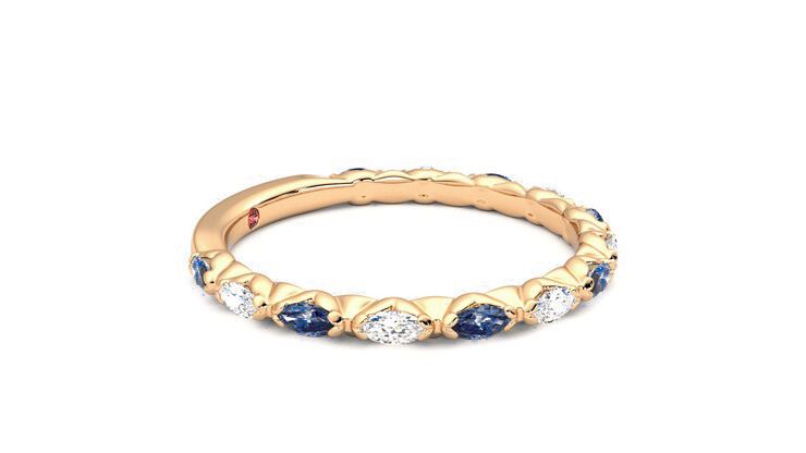 Taylor & Hart Laurel Wedding Ring 360 degree image 8