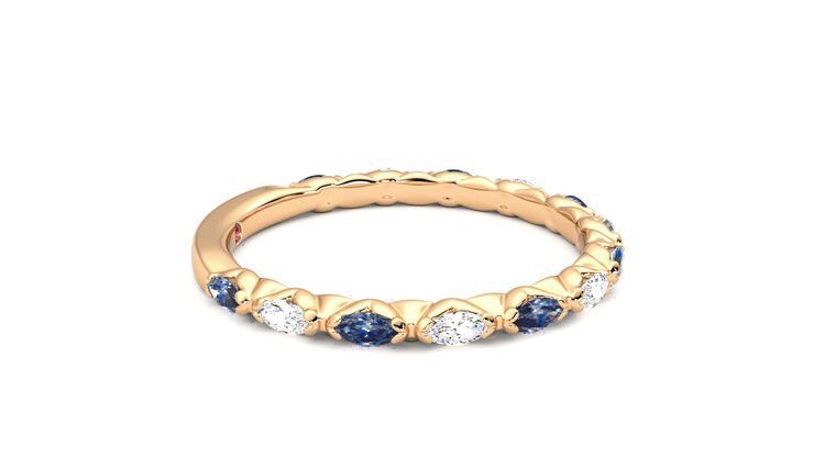 Taylor & Hart Laurel Wedding Ring 360 degree image 9