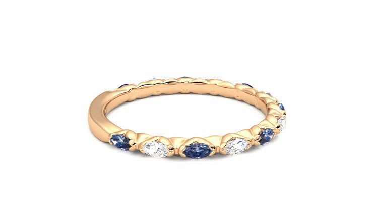 Taylor & Hart Laurel Wedding Ring 360 degree image 10