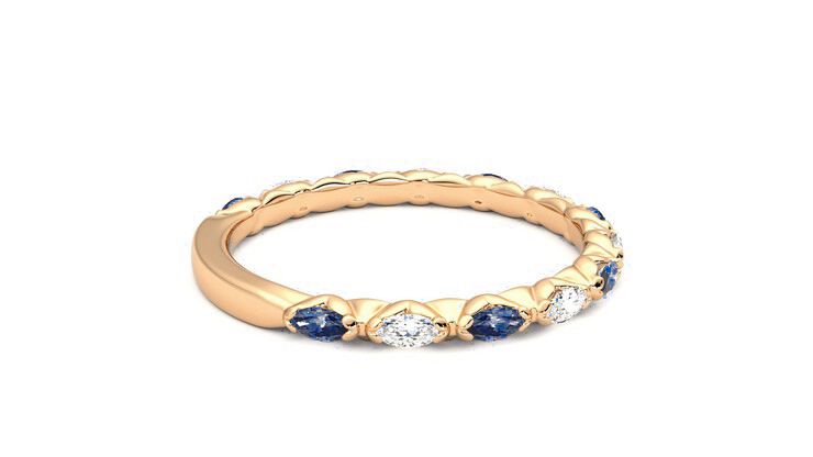 Taylor & Hart Laurel Wedding Ring 360 degree image 11