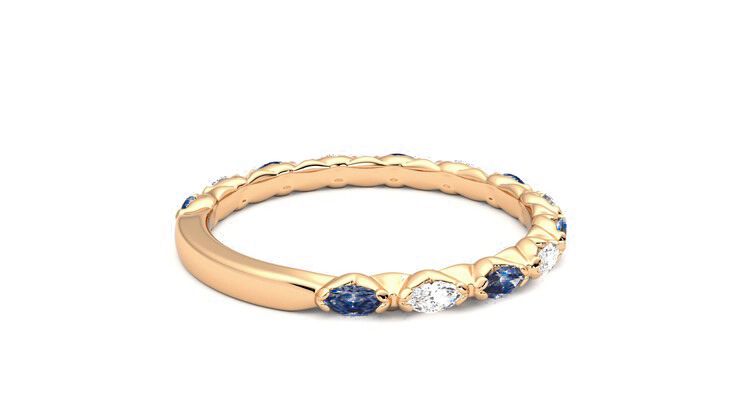 Taylor & Hart Laurel Wedding Ring 360 degree image 12