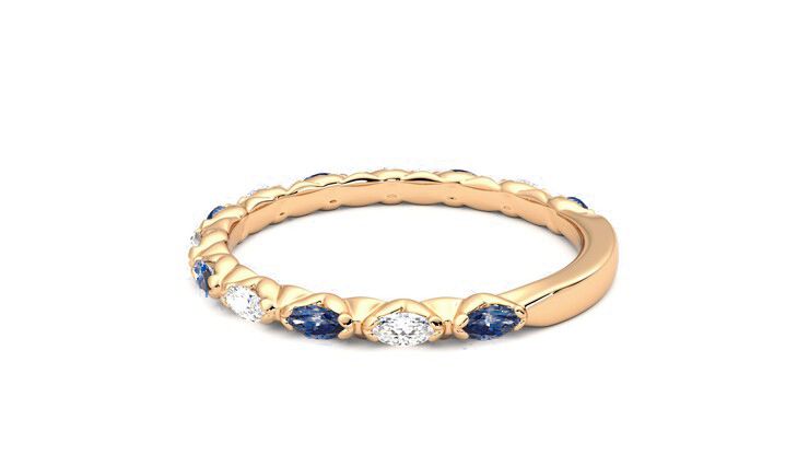 Taylor & Hart Laurel Wedding Ring 360 degree image 19