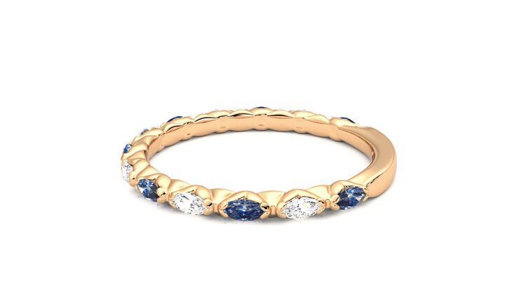 Taylor & Hart Laurel Wedding Ring 360 degree image 20