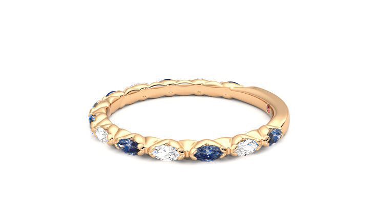 Taylor & Hart Laurel Wedding Ring 360 degree image 21