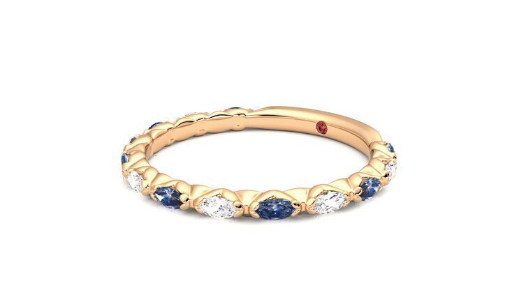 Taylor & Hart Laurel Wedding Ring 360 degree image 24