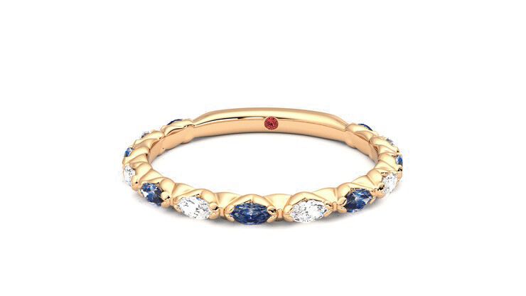 Taylor & Hart Laurel Wedding Ring 360 degree image 28
