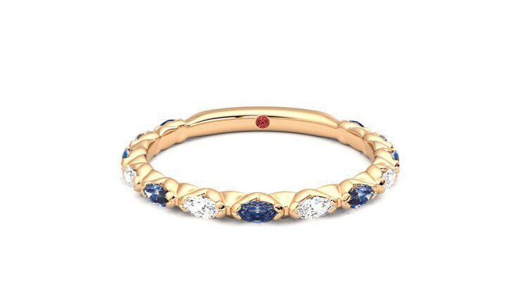 Taylor & Hart Laurel Wedding Ring 360 degree image 29