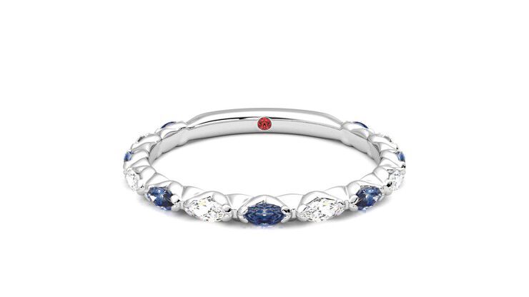 Taylor & Hart Laurel Wedding Ring 360 degree image 0