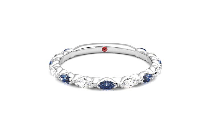 Taylor & Hart Laurel Wedding Ring 360 degree image 1