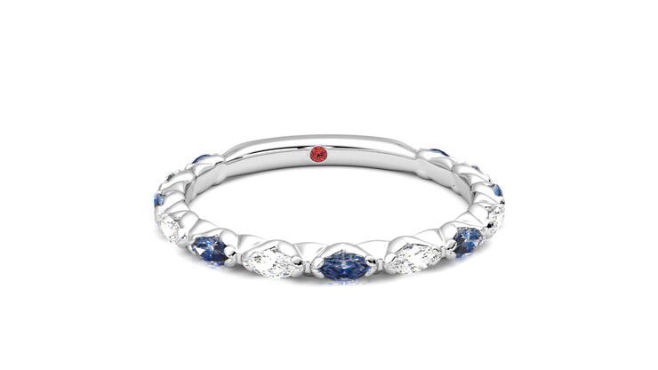 Taylor & Hart Laurel Wedding Ring 360 degree image 2