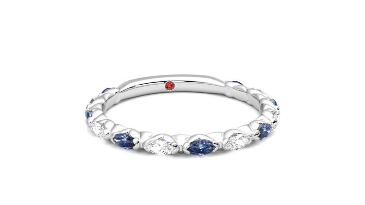 Taylor & Hart Laurel Wedding Ring 360 degree image 3