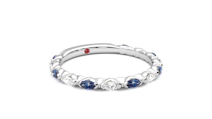 Taylor & Hart Laurel Wedding Ring 360 degree image 5