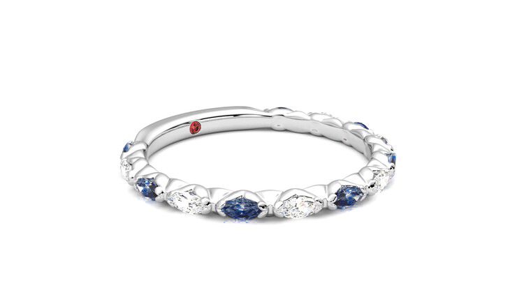 Taylor & Hart Laurel Wedding Ring 360 degree image 6