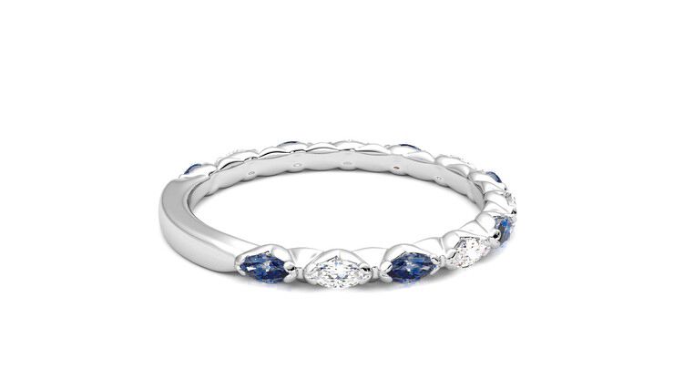 Taylor & Hart Laurel Wedding Ring 360 degree image 11