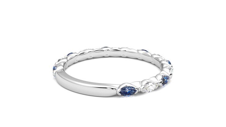 Taylor & Hart Laurel Wedding Ring 360 degree image 13