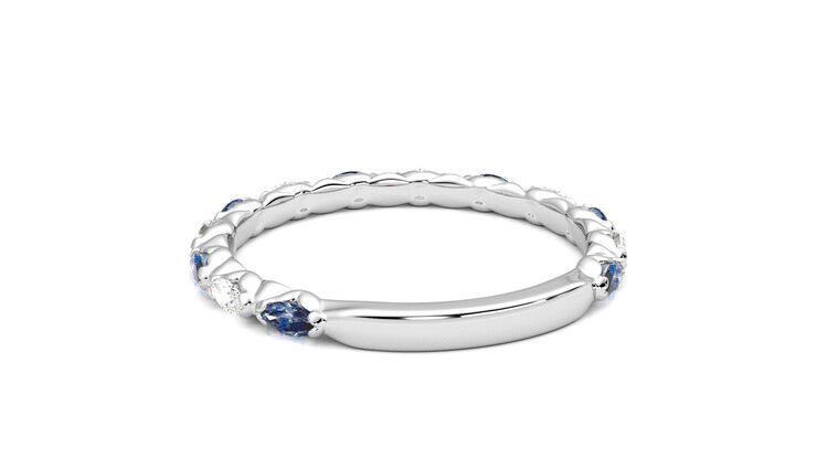 Taylor & Hart Laurel Wedding Ring 360 degree image 16