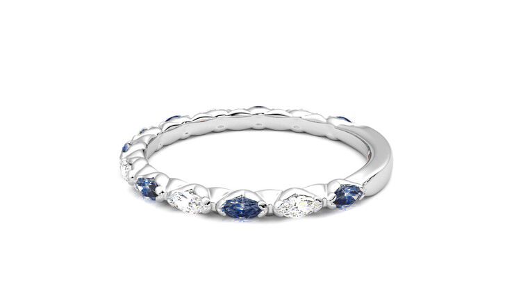 Taylor & Hart Laurel Wedding Ring 360 degree image 20
