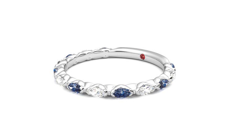 Taylor & Hart Laurel Wedding Ring 360 degree image 24