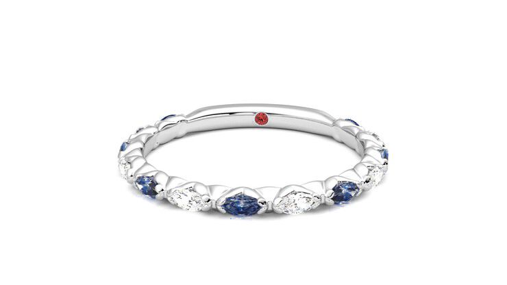 Taylor & Hart Laurel Wedding Ring 360 degree image 28
