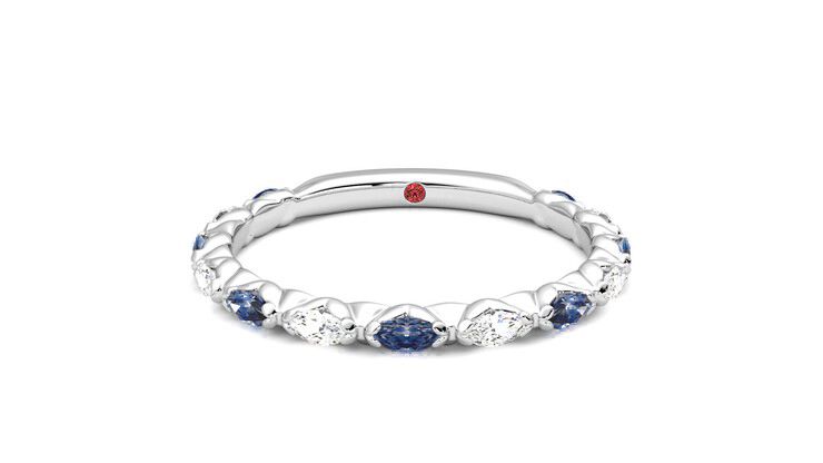 Taylor & Hart Laurel Wedding Ring 360 degree image 29